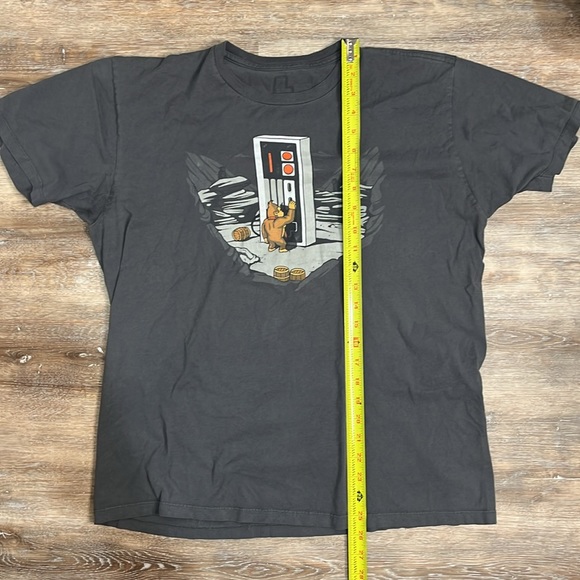 Bustedtees Nintendo Donkey Kong Men’s Large Grey Short Sleeved Graphic T-shirt - Picture 7 of 8
